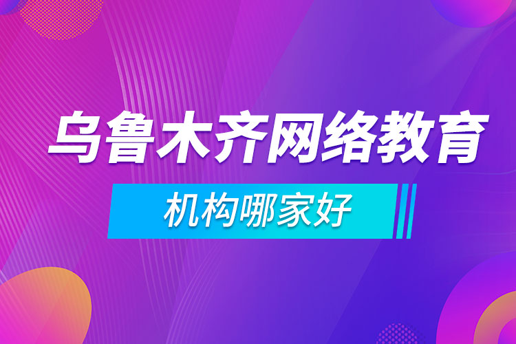 烏魯木齊網(wǎng)絡教育機構(gòu)哪家好