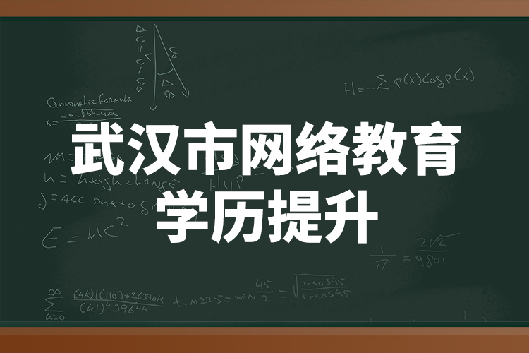 武漢市網(wǎng)絡(luò)教育學(xué)歷提升